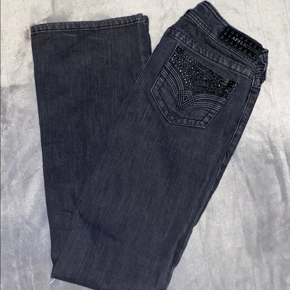AFFLICTION Black Denim Jade Bootcut Jeans - Picture 13 of 13